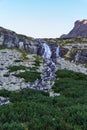 Velický vodopád vo Velickej doline vo Vysokých Tatrách na Slovensku