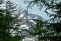 Velika Baba  - A scenic view on Jezerska Kocna in the mountains of Kamnik Savinja Alps in Carinthia, border Austria and Slovenia Royalty Free Stock Photo