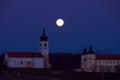 Velika Nedelja At Full Moon, Prlekija, Slovenia