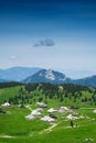 Velika Planina or Big Pasture Plateau, Slovenia. Royalty Free Stock Photo