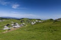 Velika Planina or Big Pasture Plateau, Slovenia. Royalty Free Stock Photo