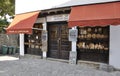 Veliko Tarnovo BG, August 15th: Souvenirs Shop in the Medieval town Veliko Tarnovo from Bulgaria Royalty Free Stock Photo