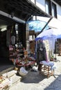 Veliko Tarnovo BG, August 15th: Souvenirs Shop in the Medieval town Veliko Tarnovo from Bulgaria Royalty Free Stock Photo