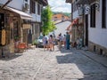 Samovodska Charshiya street one of the most important tourist attraction in Veliko Tarnovo