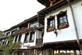 Characteristic corner on the streets of the historical center of Veliko Tarnovo, Bulgaria