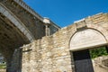 Veliko Tarnovo. Ornament of ancient stone walls Royalty Free Stock Photo