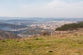 Veliko Tarnovo, view from Arbanassi hill, Bulgaria Royalty Free Stock Photo