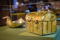 Golden chest box in the Veliky Novgorod Treasury