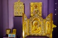 Golden religion items in the Veliky Novgorod Treasury