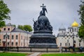 Millennium Bell in Veliky Novgorod Kremlin Royalty Free Stock Photo