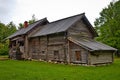 Terem wooden house in Vitoslavlitsy Museum Royalty Free Stock Photo