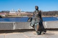 VELIKY NOVGOROD, RUSSIA - APRIL, 2019: Monument, called