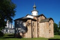 VELIKY NOVGOROD, RUSSIA - July, 2021: Church Paraskevy Pyatnitsy Na Torgu