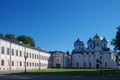 VELIKY NOVGOROD, RUSSIA - July, 2021: Saint Sophia Cathedral in Novgorod Royalty Free Stock Photo