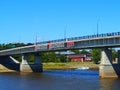 Veliky Novgorod and the Volkhov river Royalty Free Stock Photo