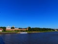 Veliky Novgorod and the Volkhov river Royalty Free Stock Photo