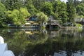 Kleptuza lake at famous spa resort of Velingrad, Bulgaria Royalty Free Stock Photo