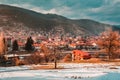 Velingrad a SPA capital of Balkans in Rhodope Mountsins Bulgaria Royalty Free Stock Photo