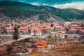 Velingrad a SPA capital of Balkans in Rhodope Mountsins Bulgaria Royalty Free Stock Photo