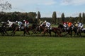 Velka Pardubicka Steeplechase in Pardubice, Czech Republic Royalty Free Stock Photo