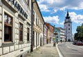 Velke Mezirici - Main Square and Parish Church of St. Nicholas, Czech republic