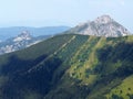 Velky Rozsutec from Chleb hill, Slovakia Royalty Free Stock Photo