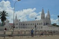 Vellankani white church in Chennai, India