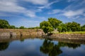 Vellore Fort is a large 16th-century fort situated in heart of the Vellore city, in the state of Tamil Nadu Royalty Free Stock Photo