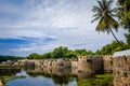 Vellore Fort is a large 16th-century fort situated in heart of the Vellore city, in the state of Tamil Nadu Royalty Free Stock Photo