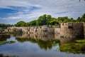 Vellore Fort is a large 16th-century fort situated in heart of the Vellore city, in the state of Tamil Nadu Royalty Free Stock Photo