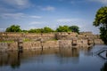 Vellore Fort is a large 16th-century fort situated in heart of the Vellore city, in the state of Tamil Nadu Royalty Free Stock Photo