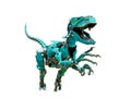 Velociraptor robot jumping