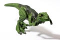 Velociraptor on white background ready to attack Royalty Free Stock Photo
