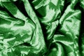 Velor green fabric Velvet pattern carved from under an uncircumcised pile of heaps Velvet Burntout Devore this type It`s just a