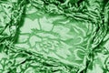 Velor green fabric Velvet pattern carved from under an uncircumcised pile of heaps Velvet Burntout Devore this type It`s just a