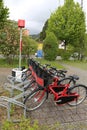 Velospot bike station in Thun, Switzerland