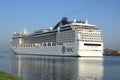 Velsen, the Netherlands - April, 20 2018: MSC Magnifica by MSC Cruises.