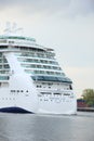 Velsen, the Netherlands, May 1st 2017: Royal Caribbean Serenade of the Seas detail