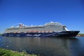 Velsen, The Netherlands - May 7th 2018: Mein Schiff 1 TUI Cruises Maiden Voyage Royalty Free Stock Photo