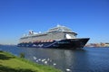 Velsen, The Netherlands - May 7th 2018: Mein Schiff 1 TUI Cruises Royalty Free Stock Photo