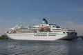 Velsen, the Netherlands - May 6th 2016: MS Amadea Cruise ship