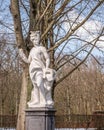 Female statue in a public park