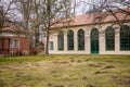 Veltrusy, Central Bohemia, Czech Republic, 5 January 2022: Rococo castle with park and garden, Romantic baroque chateau in sunny Royalty Free Stock Photo