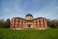 Veltrusy Chateau in autumn time under blue sky. Royalty Free Stock Photo