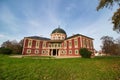 Veltrusy Chateau in autumn time under blue sky. Royalty Free Stock Photo