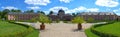 Veltrusy Chateau extra wide view nice weather in Czech Republic Royalty Free Stock Photo