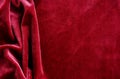 Velvet background, texture, red color, expensive luxury, fabric, Royalty Free Stock Photo