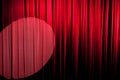 The Velvet Curtain Series Royalty Free Stock Photo