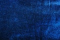 Velvet dress material cloth texture pattern. Blue velvet tailoring stitching concept. Shiny beautiful fashion fabric Royalty Free Stock Photo