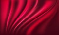 Velvet red curtain abstract background. Royalty Free Stock Photo